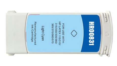 Value Remanufactured HP 831 Light Cyan Latex Wide Format Ink Cartridge CZ698A HP 831