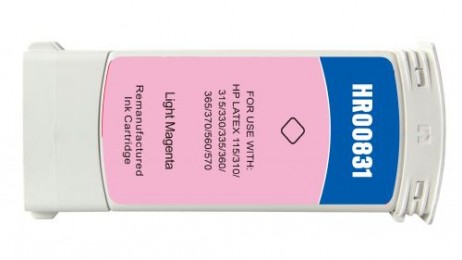 Value Remanufactured HP 831 Light Magenta Latex Wide Format Ink Cartridge CZ699A HP 831