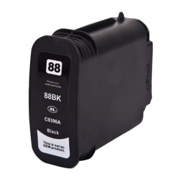 Value Remanufactured HP Deskjet K550 Black Ink Cartridge C9396AE No 88XL [88XL Black(C9396)]