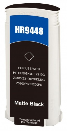 Value Remanufactured HP C9448A Matte Black Wide Format Ink Cartridge HP 70