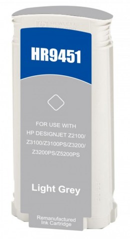 Value Remanufactured HP C9451A Light Grey Wide Format Ink Cartridge HP 70