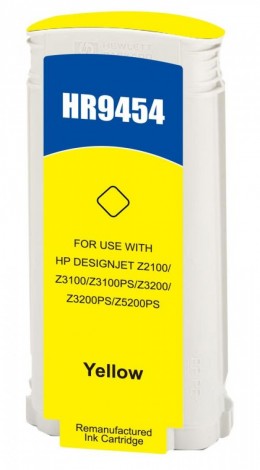 Value Remanufactured HP C9454A Yellow Wide Format Ink Cartridge HP 70