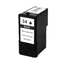 Value Remanufactured Lexmark 18C0034 Black Ink Cartridge [R-LX34(18C0034)]