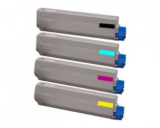Value Remanufactured OKI C801 Black Toner 44643004