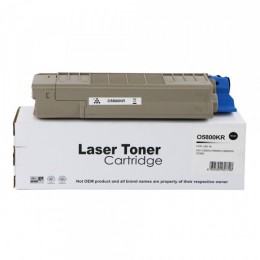 Value Remanufactured OKI C5800 Standard Black Toner 43324424