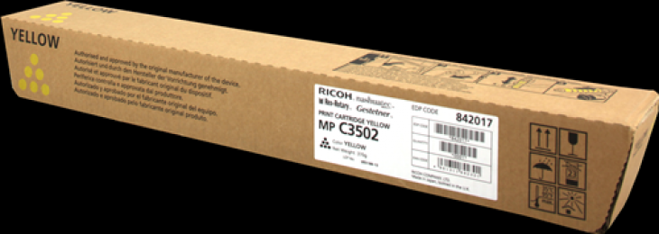 Ricoh MPC3502 Yellow Toner 842017 841740