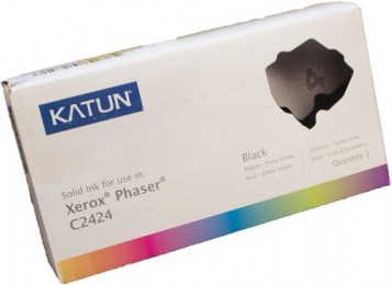 Value Compatible Xerox WorkCentre C2424K 3 Black Colourstix 108R00663