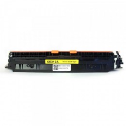 Value Remanufactured HP CE312A Yellow Toner Cartridge also for 126A Canon 729