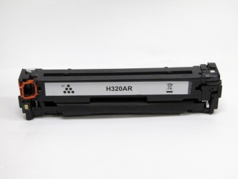 Value Remanufactured HP CE320A Black Toner Cartridge