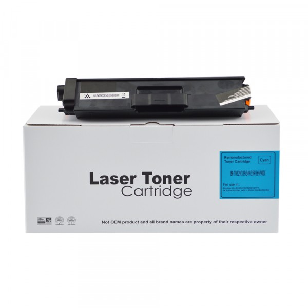 Value Remanufactured Brother TN329C Extra High Yield Cyan Toner Cartridge also for TN900C