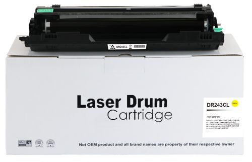Value Compatible Brother DR243Y Yellow Drum DR243CL