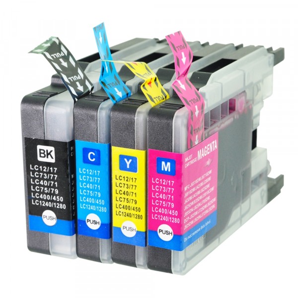 Value Compatible Brother LC1280 Multipack 4 Ink Cartridges [LC1220BK/C/M/Y] also LC1240