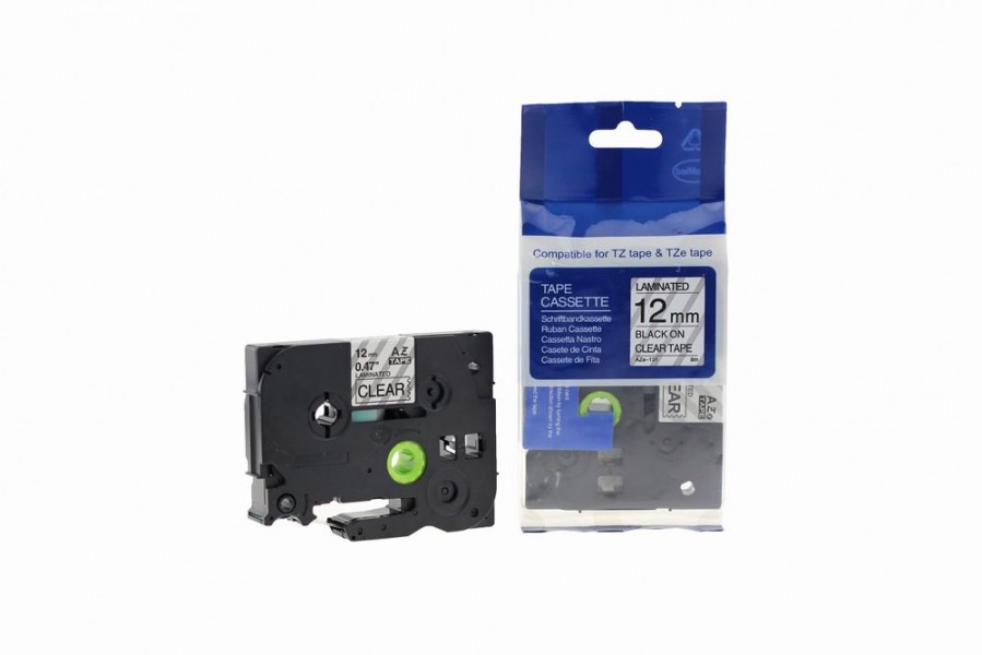 Value Compatible Brother P Touch TZE-131 (YT-131) Labelling Tape Cassette Black on Clear also for TZ-131