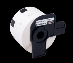 Value Compatible Brother DK-11226 Food Label Tape Black on White Roll of 1000 alternative image 1