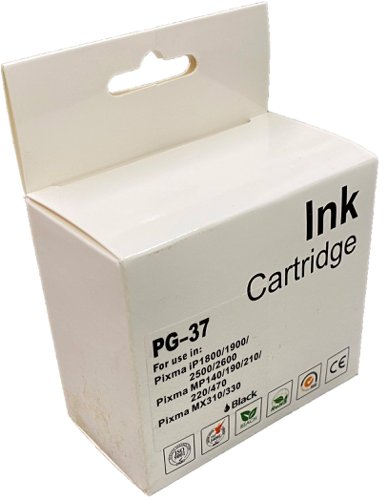 Value Remanufactured Canon IP1800 PG-37 Black Ink Cartridge