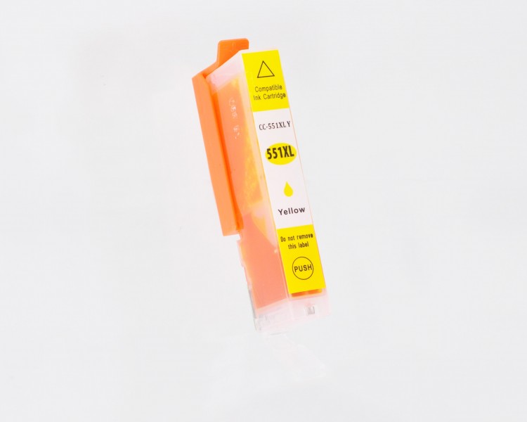 Value Compatible Canon IP7250 CLI-551 XLY Yellow Ink Cartridge [CC-551Y XL]