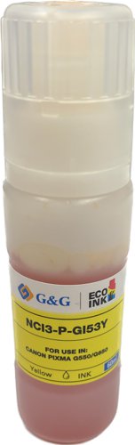 Value Compatible Canon GI-53Y Yellow Ink Bottle 4681C001