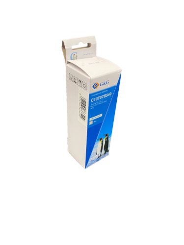 Value Compatible Epson 114 EcoTank Bottle C13T07B540 Grey 70ml Ink 6200 Pages