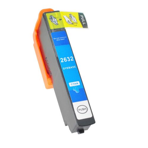 Value Compatible Epson T2632 (26XL) Cyan High Capacity Ink T26324010 also for T26124010 [E2632] alternative image 1