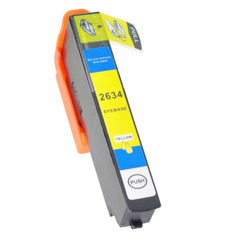 Value Compatible Epson T2634 (26XL) Yellow High Capacity Ink T26344010 also for T26144010 [E2634] alternative image 1