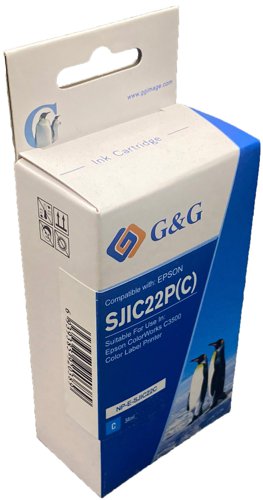 Value Compatible Epson C33S020581 Cyan Ink Cartridge SJIC22C
