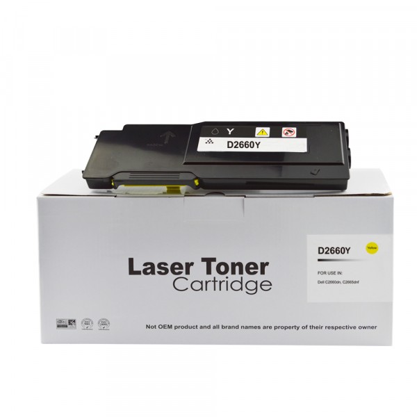 Value Compatible Dell C2660 Yellow High Capacity Toner