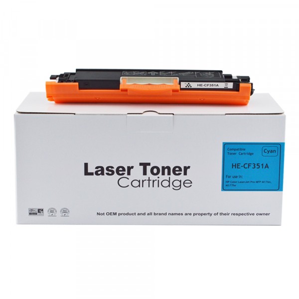Value Compatible HP Laserjet Pro MFP P176 Cyan CF351A Toner also for 130A