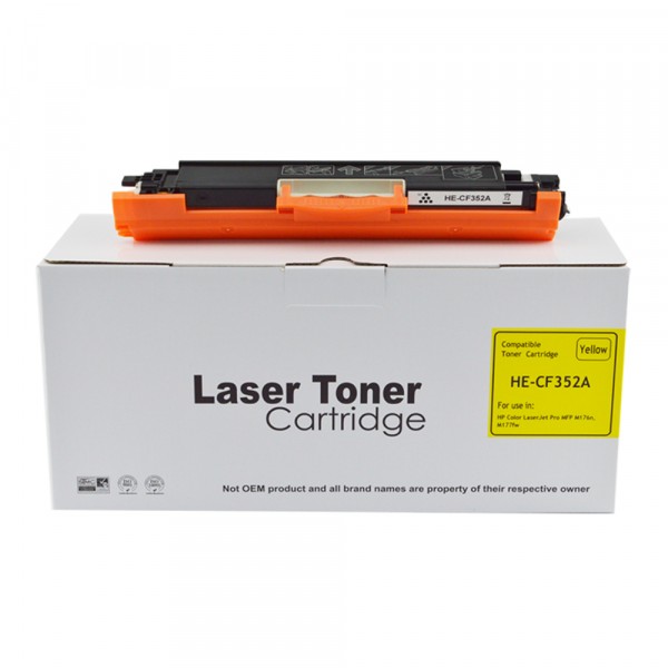 Value Compatible HP Laserjet Pro MFP P176 Yellow CF352A Toner also for 130A