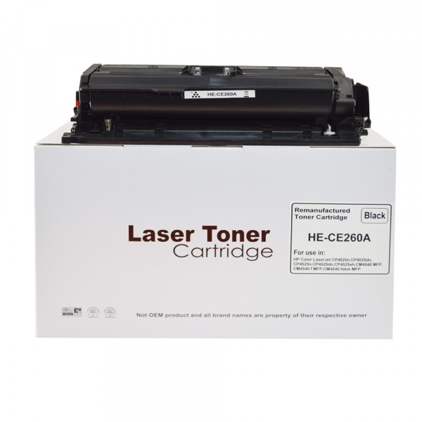 Value Remanufactured HP Laserjet CP4025 Standard Black Toner CE260A HP648A