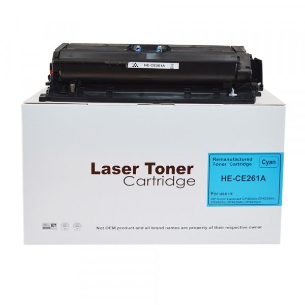 Value Remanufactured HP Laserjet CP4025 Cyan CE261A Toner HP648A