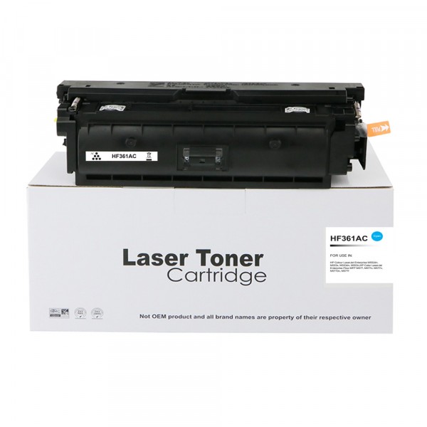 Value Compatible HP CF361A Standard Yield Cyan Toner Cartridge also for 508A