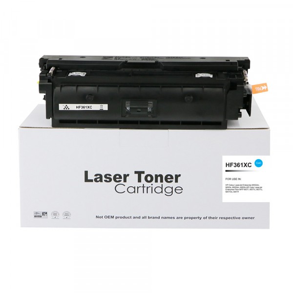 Value Compatible HP CF361X High Yield Cyan Toner Cartridge also for 508X