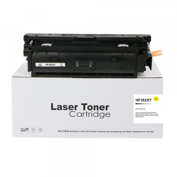 Value Compatible HP CF362X High Yield Yellow Toner Cartridge also for 508X