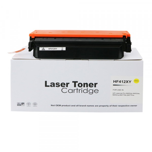 Value Compatible HP CF412X Yellow High Yield Toner also for HP 412X