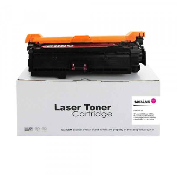 Value Remanufactured HP Laserjet 500 Magenta CE403A Toner 507A also for Canon 732