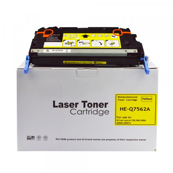 Value Remanufactured HP Laserjet 3000 Yellow Q7562A Cartridge HP 314A