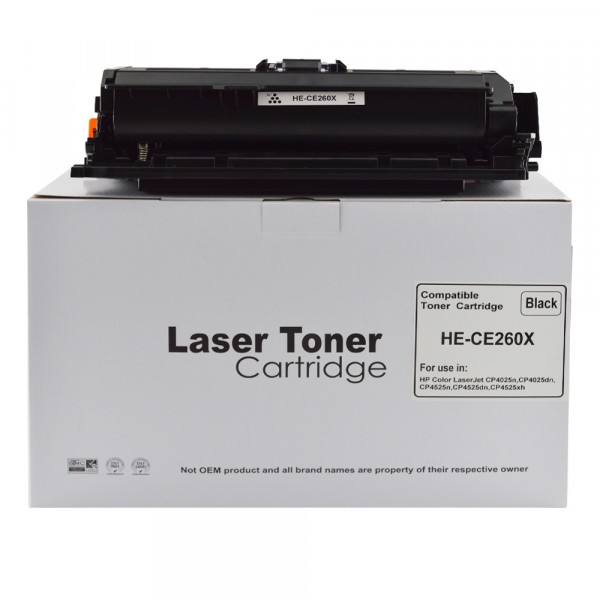 Value Compatible HP Laserjet CP4025 High Yield Black CE260X Toner HP649X