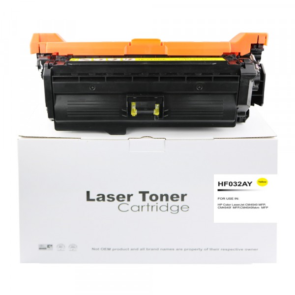 Value Compatible HP CM4540 Yellow Toner Cartridge CF032A