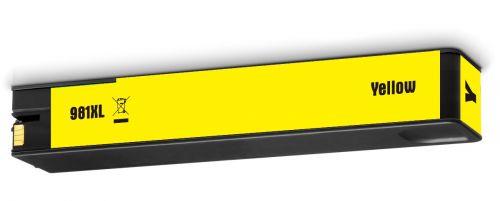 Value Remanufactured HP 981X High Capacity Yellow Ink Cartridge L0R11A HP 981X