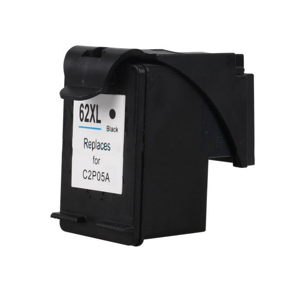 Value Remanufactured HP C2P05AE High Capacity Black Ink Cartridge HP 62XL