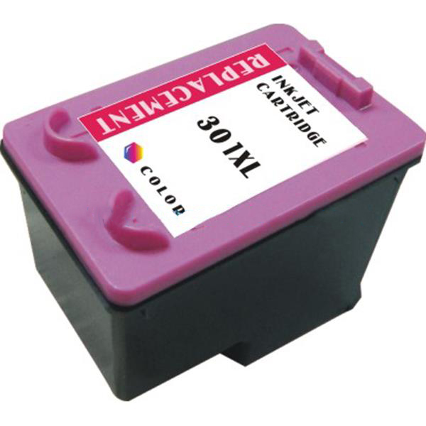 Value Remanufactured HP CH564EE High Yield Colour Ink Cartridge No 301XL [R-HP301C XL(CH564EE)]