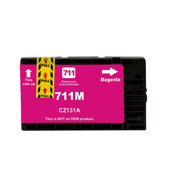 Value Compatible HP CZ131A High Capacity Magenta Ink Cartridge No HP 711