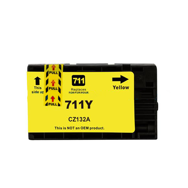Value Compatible HP CZ132A High Capacity Yellow Ink Cartridge No HP 711