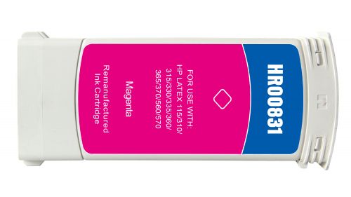 Value Remanufactured HP 831 Magenta Latex Wide Format Ink Cartridge CZ696A HP 831