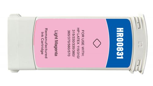 Value Remanufactured HP 831 Light Magenta Latex Wide Format Ink Cartridge CZ699A HP 831