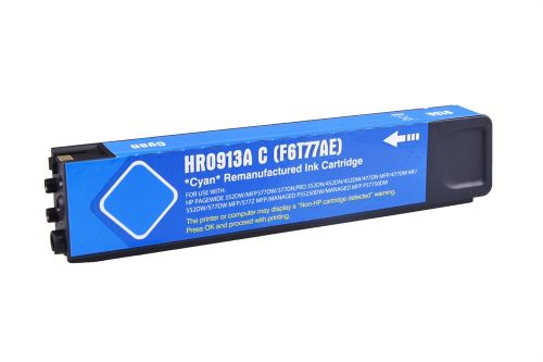 Value Remanufactured HP PageWide Pro 352 Cyan Ink Cartridge F6T77AE HP 913A