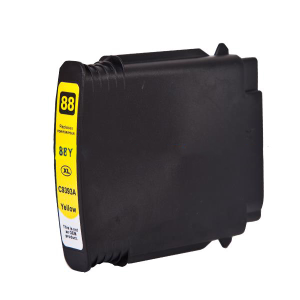 Value Remanufactured HP Deskjet K550 Yellow Ink Cartridge C9393AE No 88XL [88XL Y(C9393)]