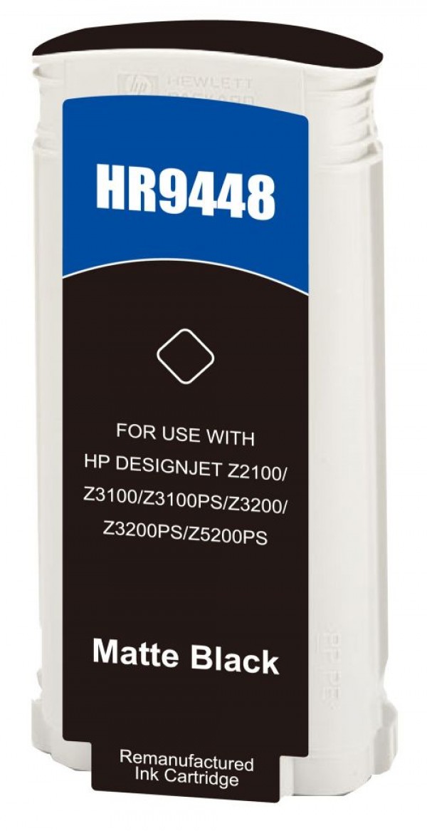 Value Remanufactured HP C9448A Matte Black Wide Format Ink Cartridge HP 70
