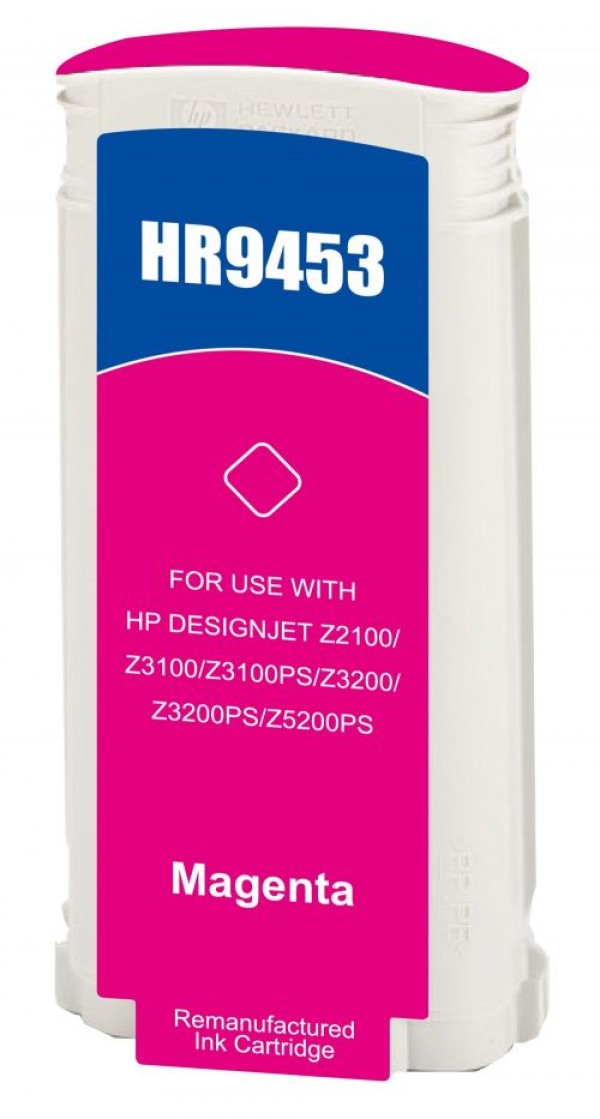 Value Remanufactured HP C9453A Magenta Wide Format Ink Cartridge HP 70