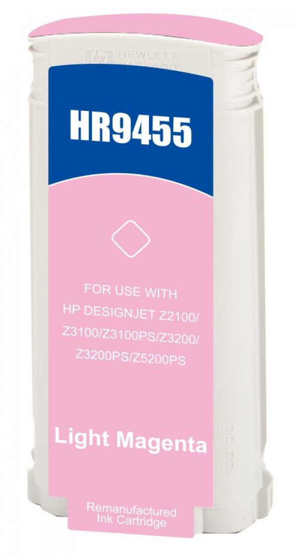 Value Remanufactured HP C9455A Lt Magenta Wide Format Ink Cartridge HP 70